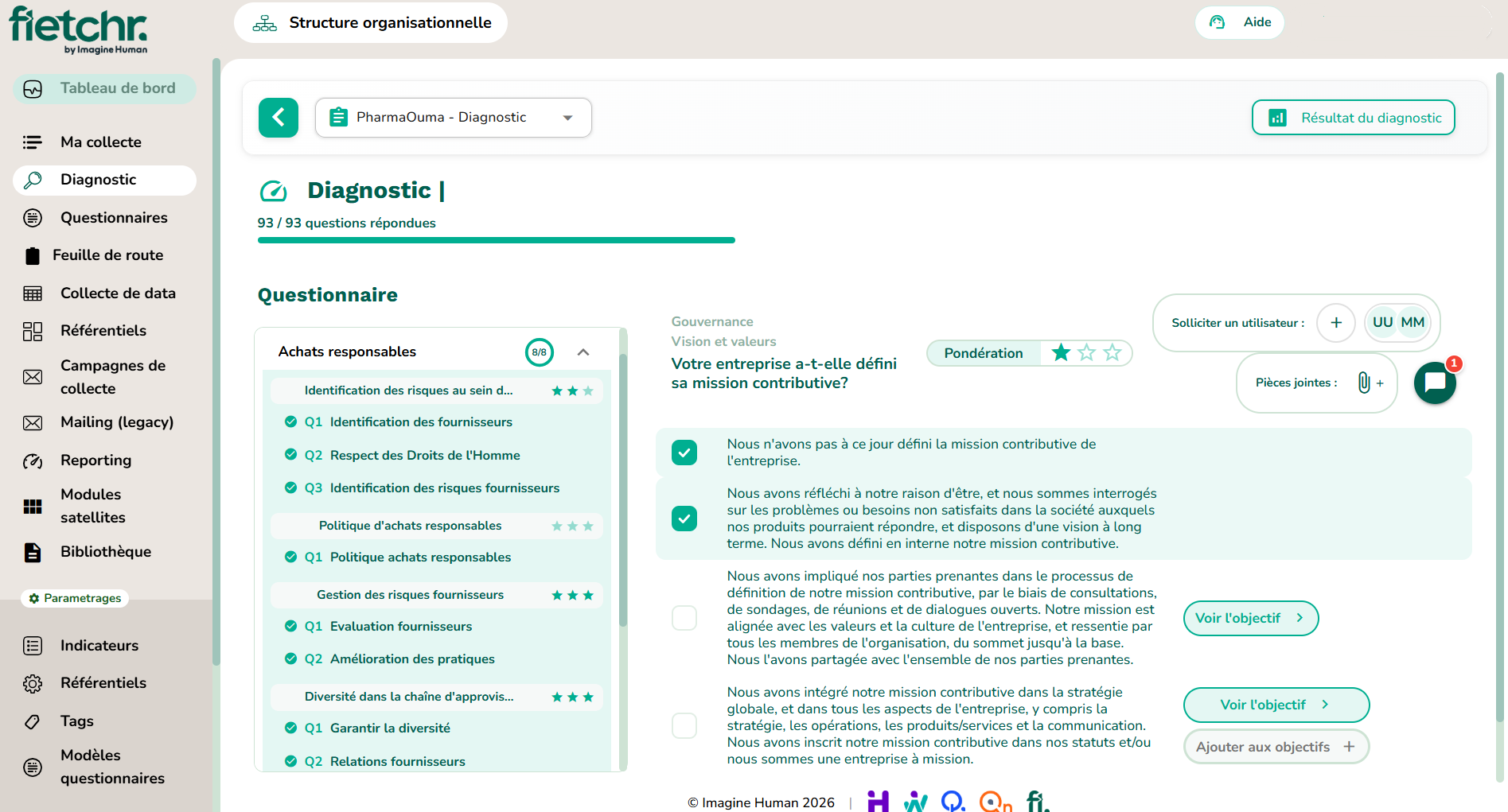 Fletchr-Vue-Diagnostic